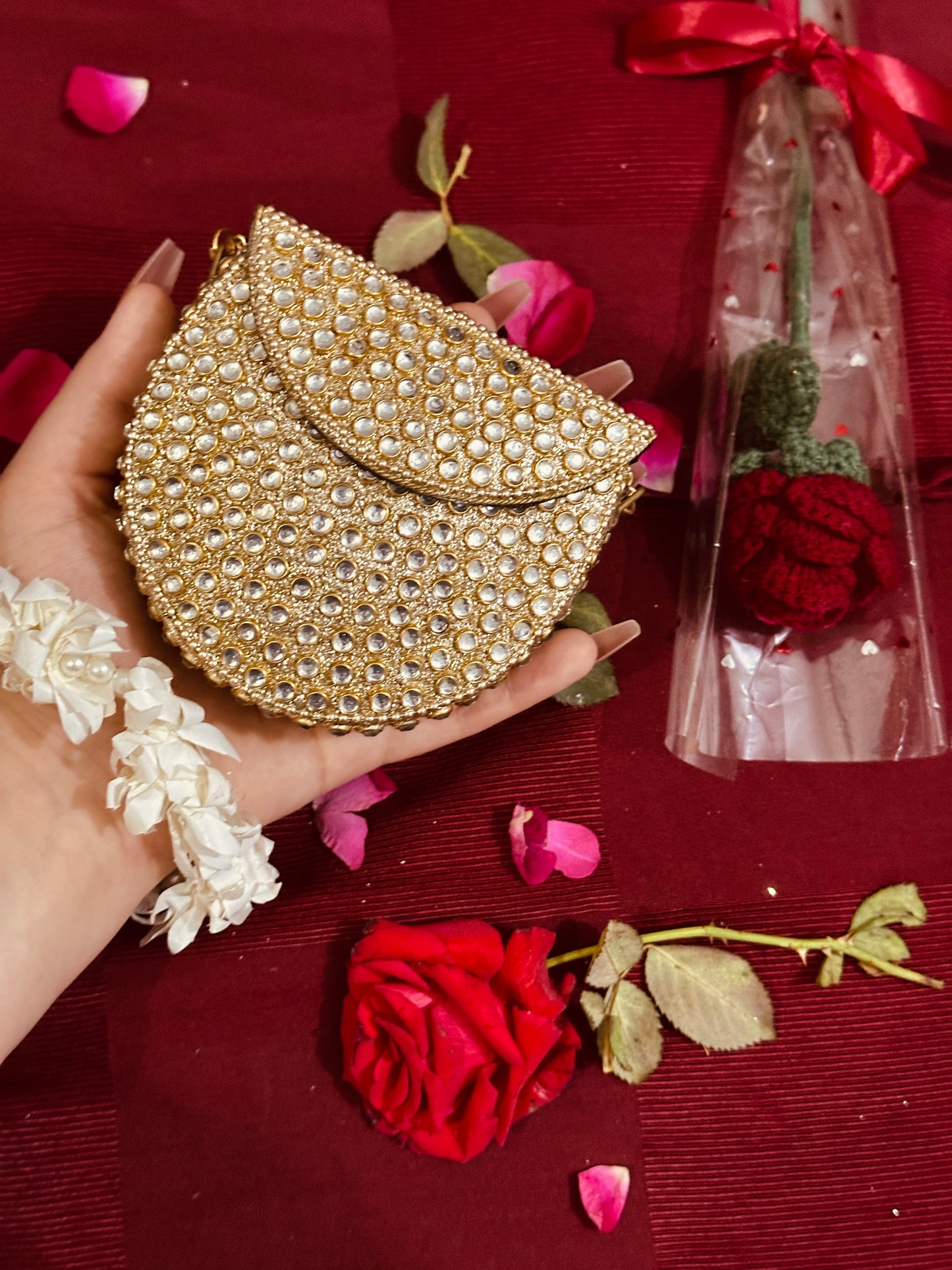 Kundan clutch (mehreena collection)