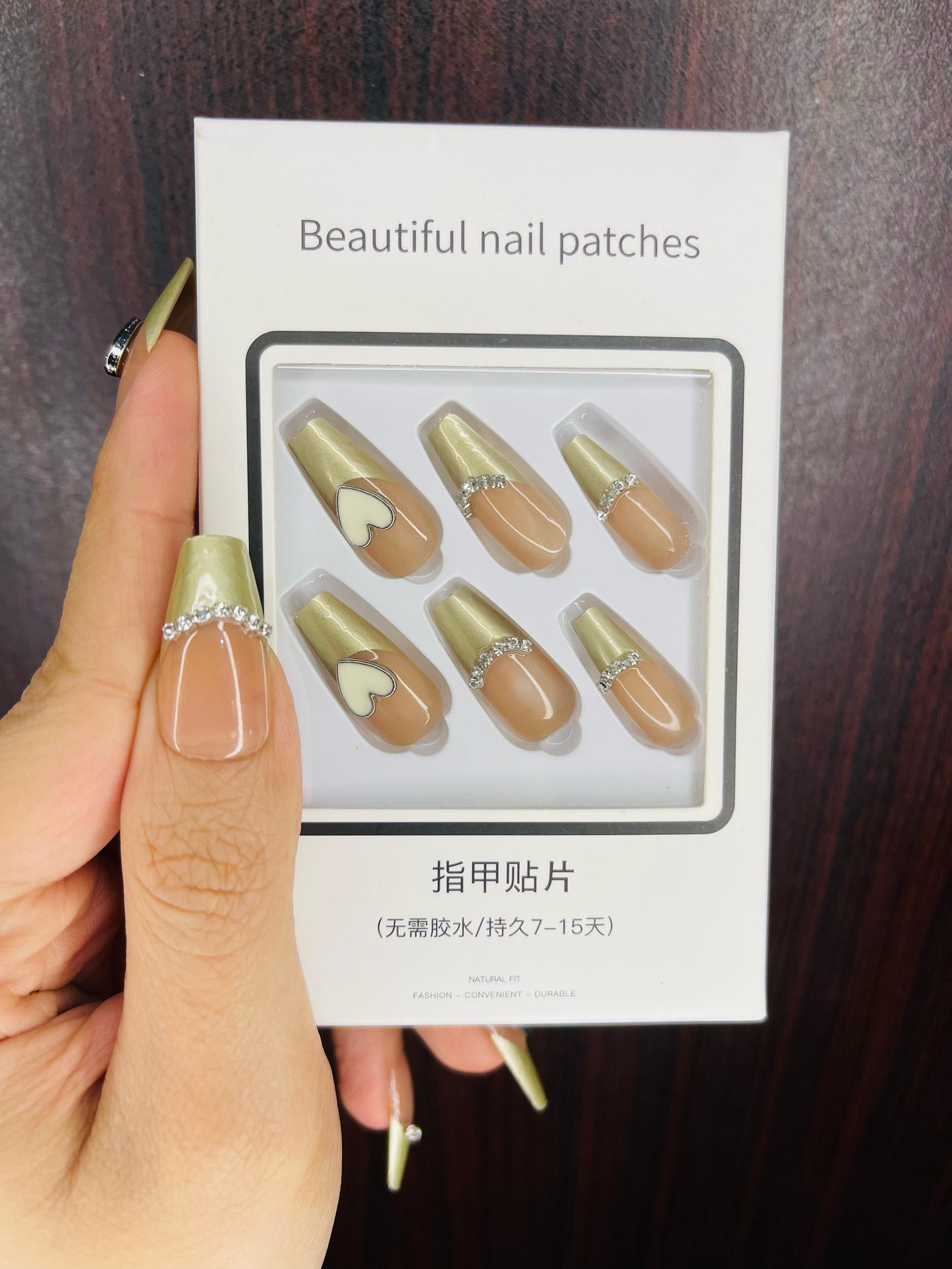 Nail deal ( 3 pack of nails ) (24 nail in each pack ) free application kit
