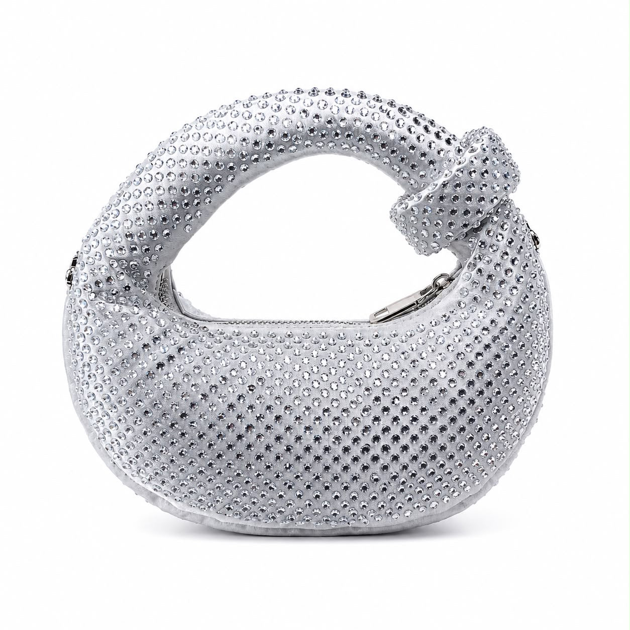 Ruby Knot Crystal Shoulder Bag