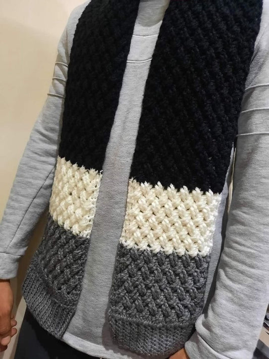 Crochet boys muffler