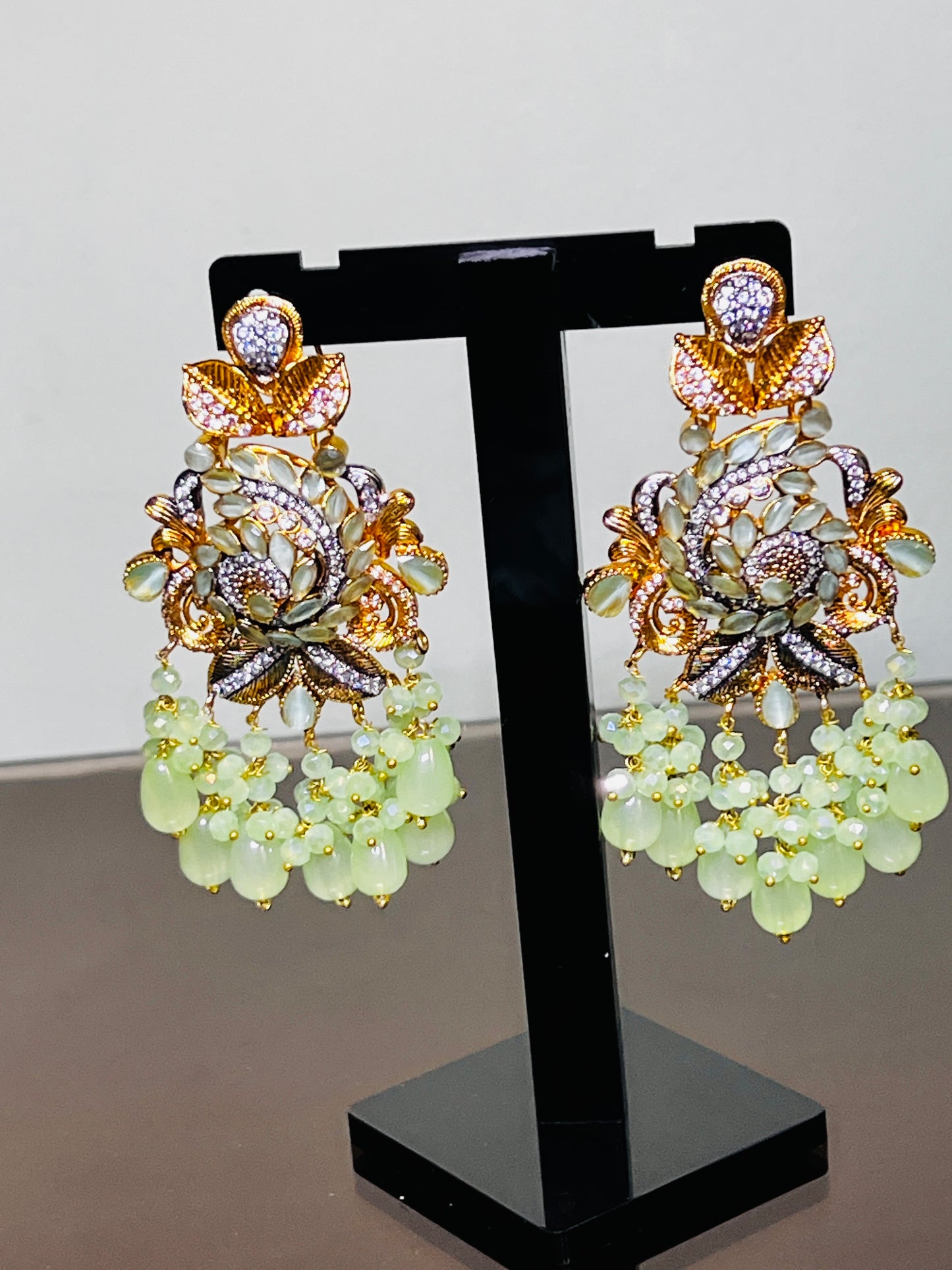 Royal Bloom Chandbali Earrings
