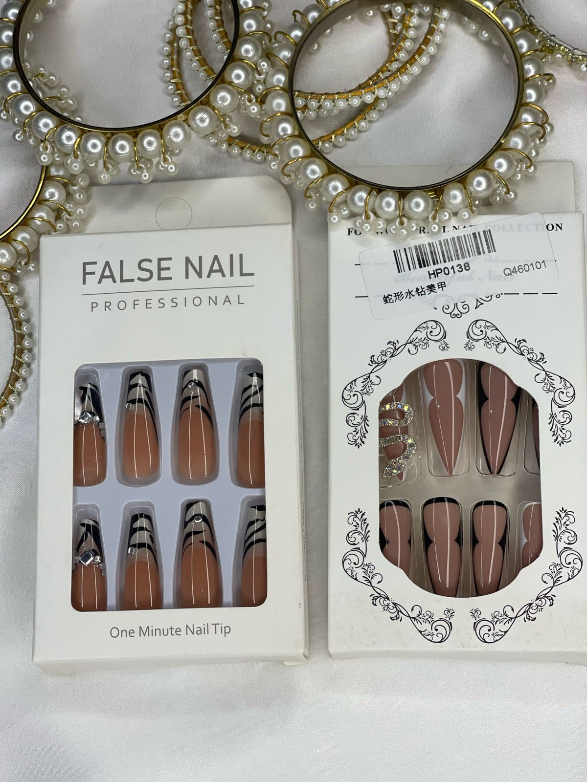 Classic nail set. (2 boxes) 24 nails in each set
