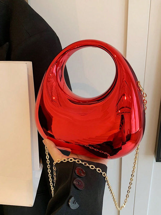 Classic large clutch red