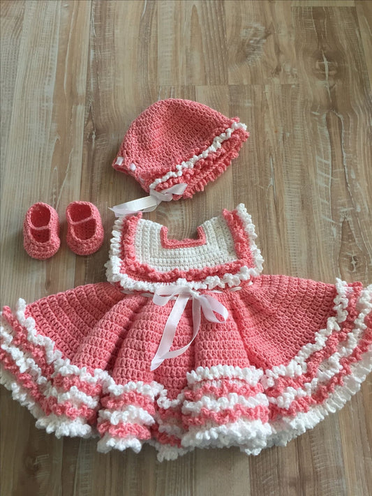 Frock set ( colour customisation available after order ) send us screenshot and age of baby girl