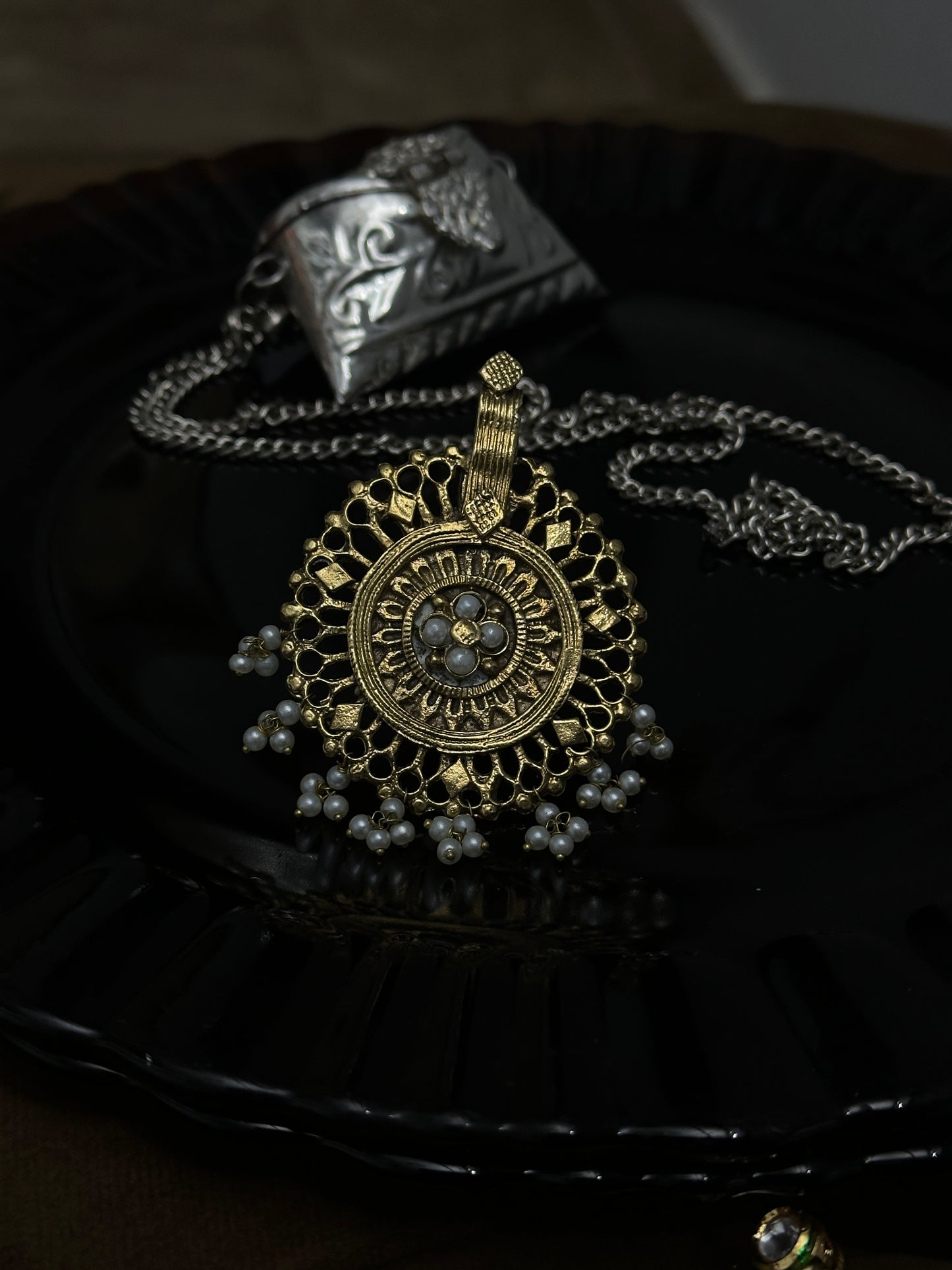 Afghani ring + ear rings