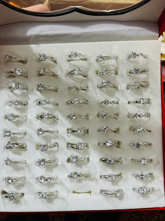 Silver ring (artificial)