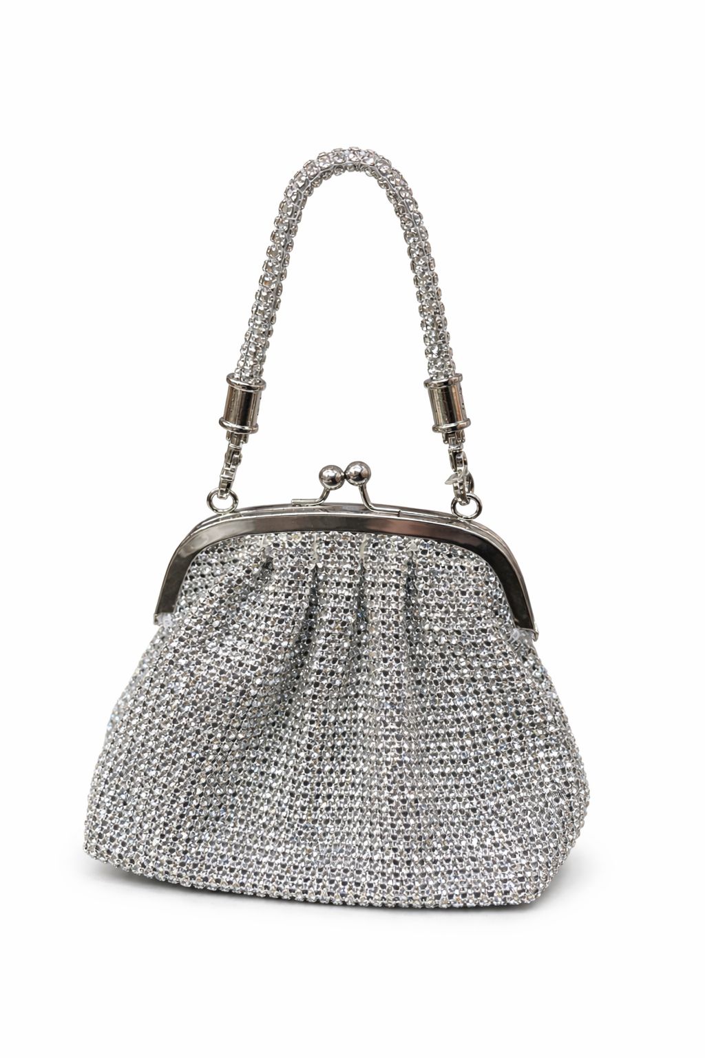 Midnight crystal clutch