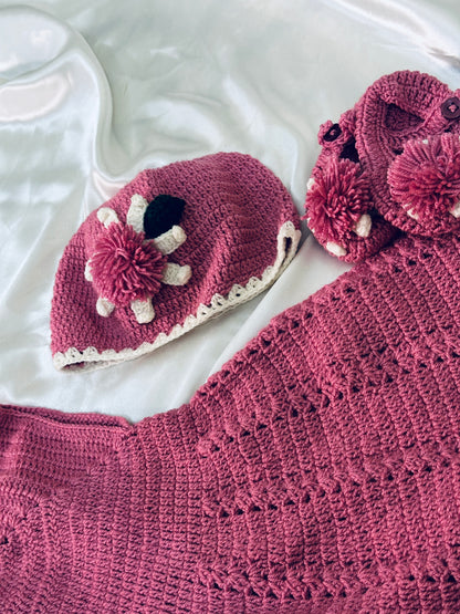 Girls frock set 5 pcs set