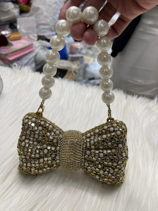 Rainbow golden clutch