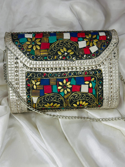 Zamurd Mosaic Craft Clutch