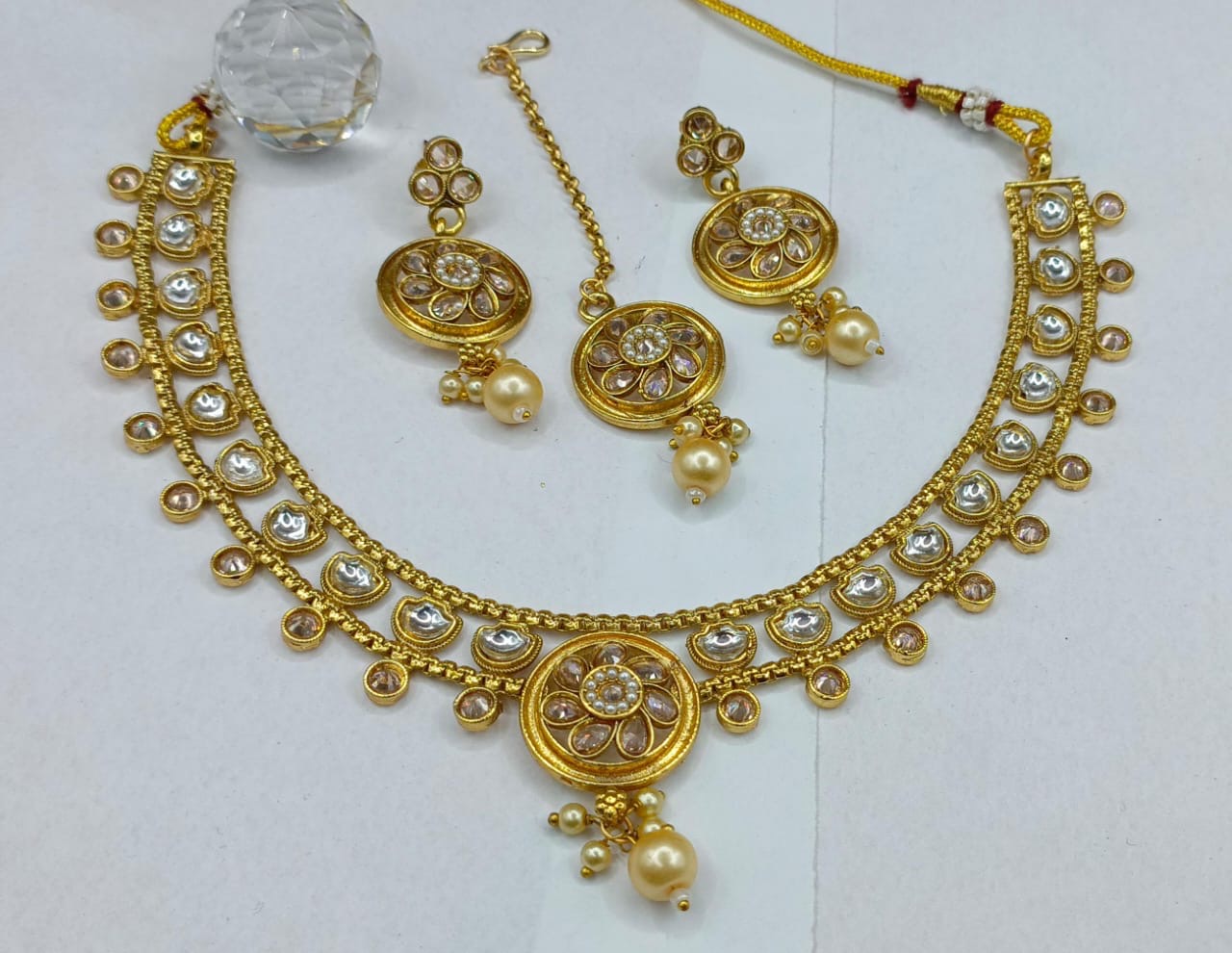 Rajwari neckpiece (kundan) Indian Jewllery