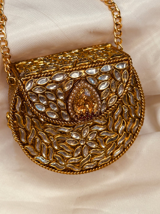 Kundan mini clutch