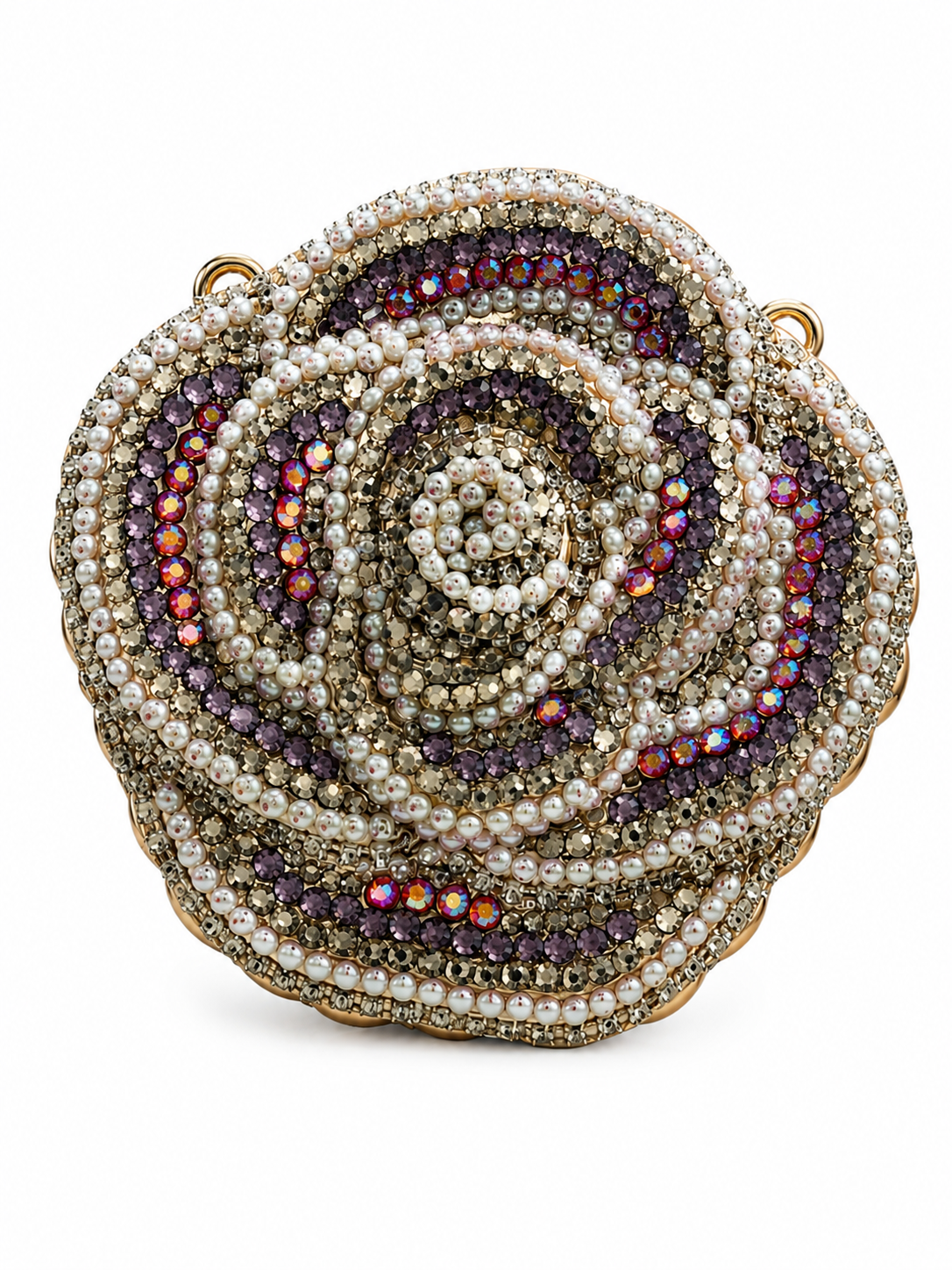 Rosé Pearl Bloom Clutch