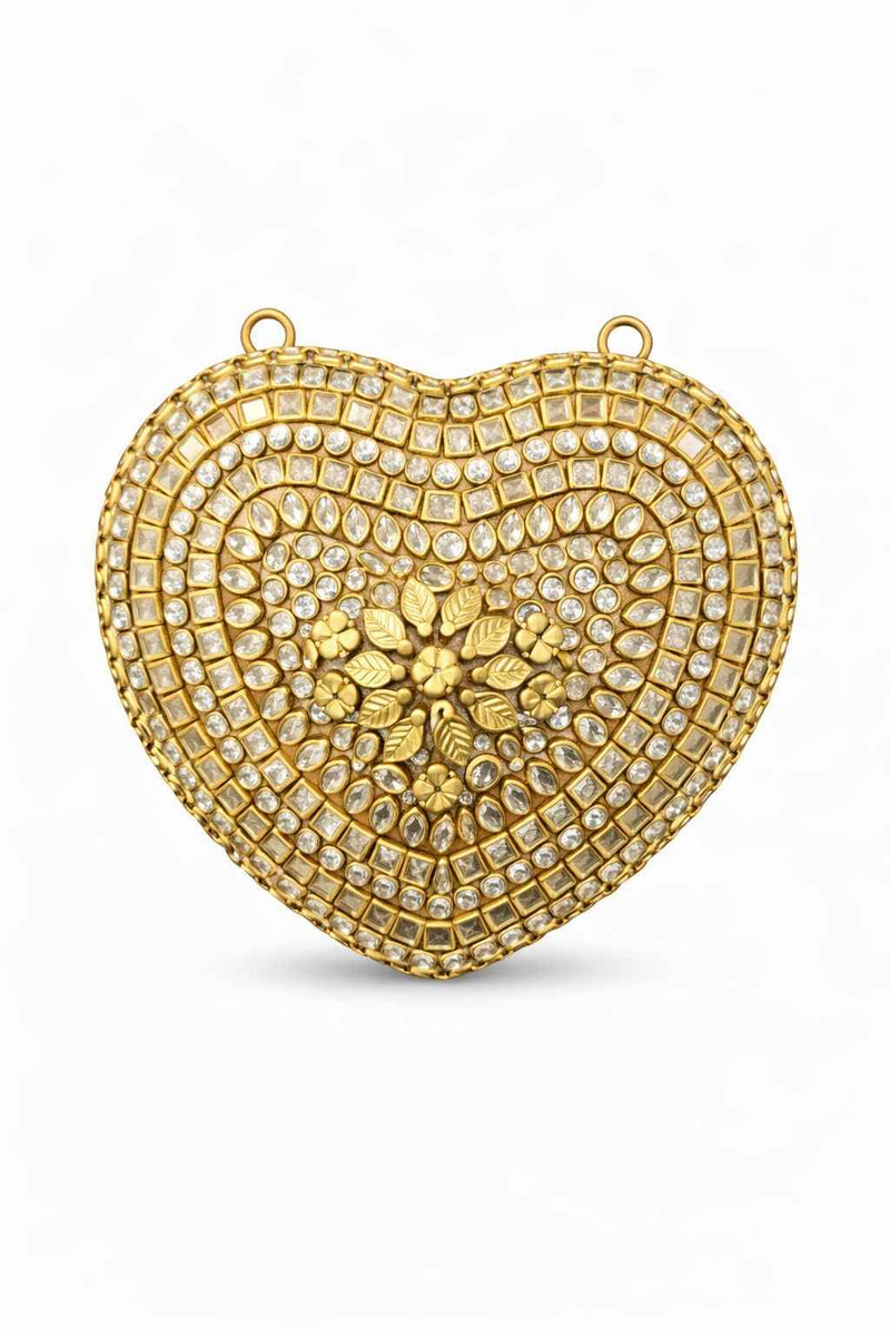 KUNDAN MINI HEART(flower).