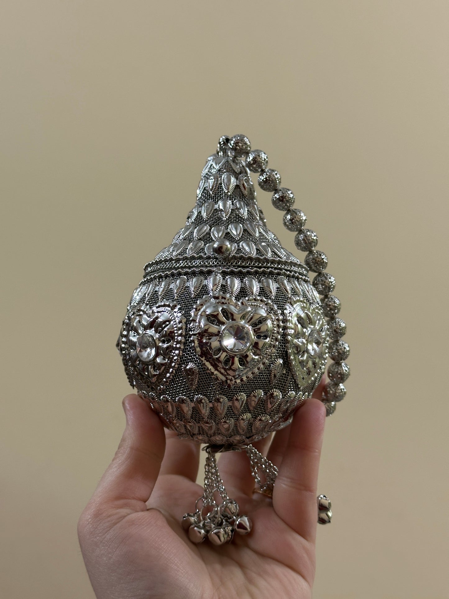 POTLI INDIAN CLUTCH heart design