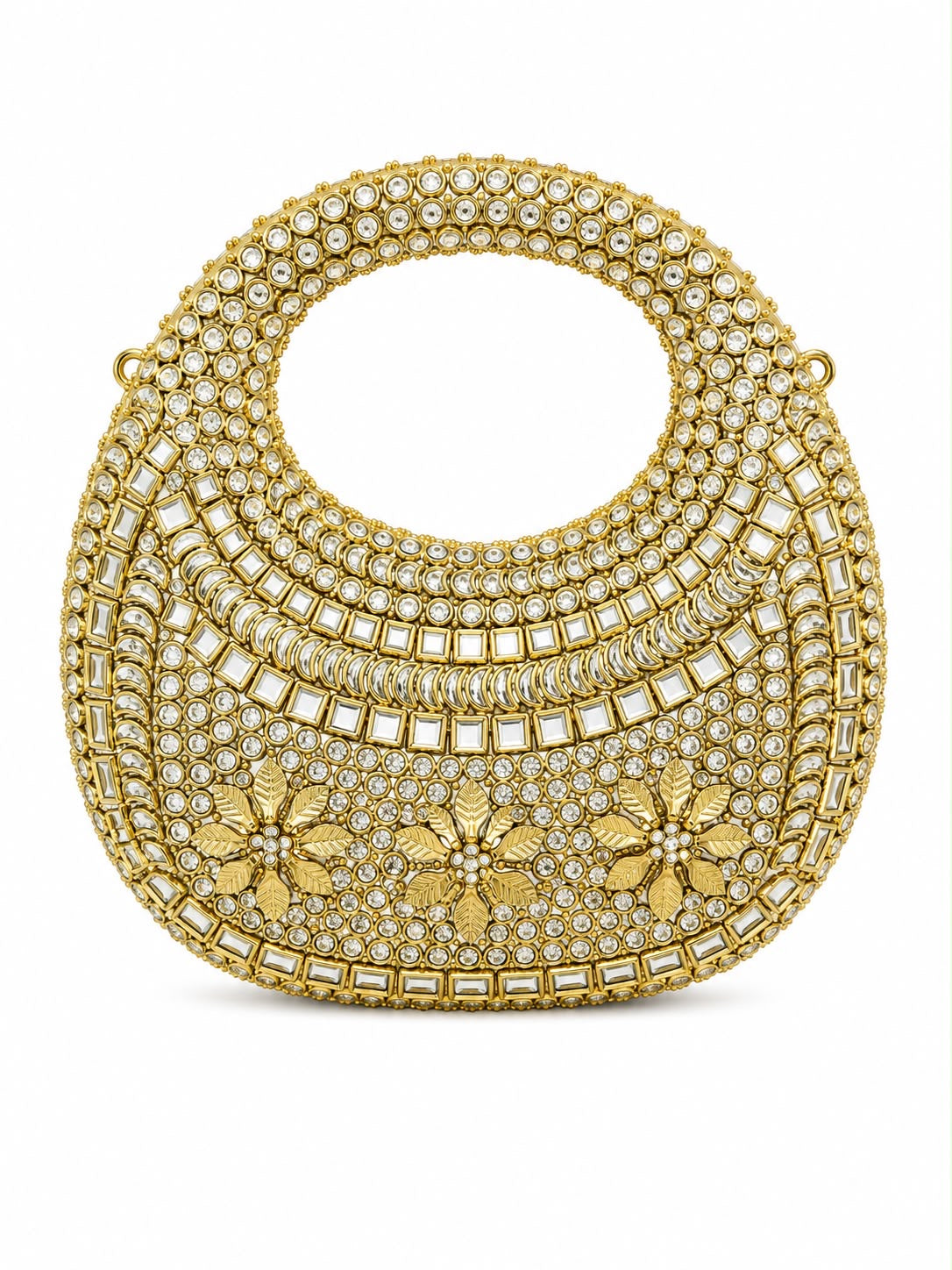 Golden Garden Clutch