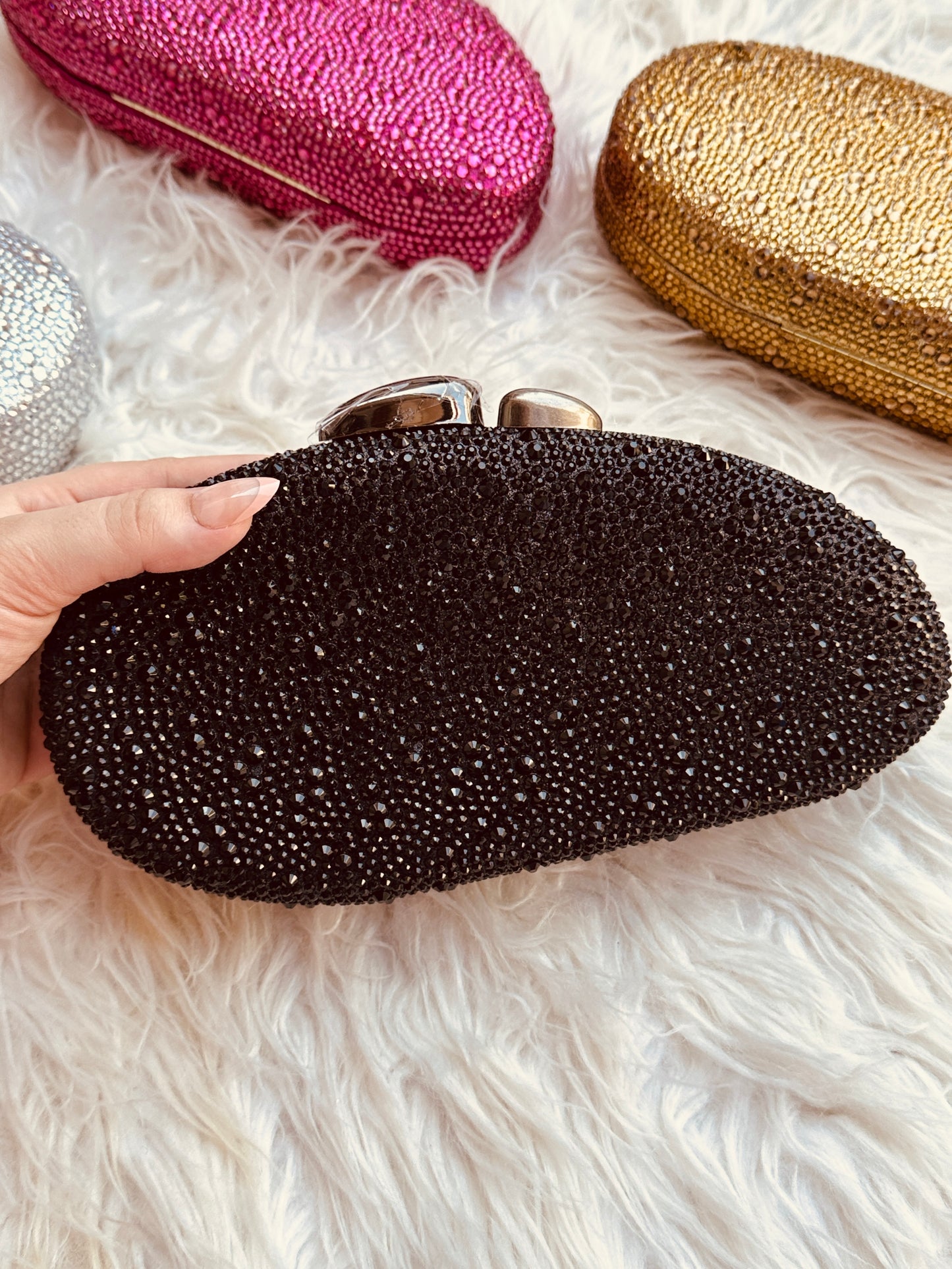 Fuchsia Glam Clutch 💖
