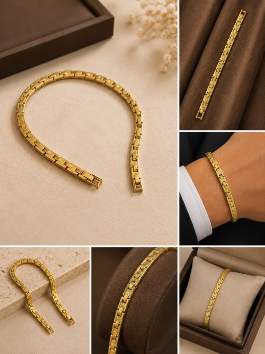 Imperial Grid Bracelet ( men bracelet)