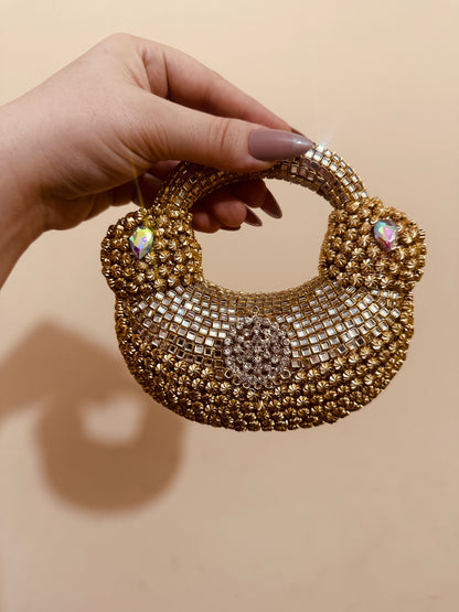 Classic kundan clutch