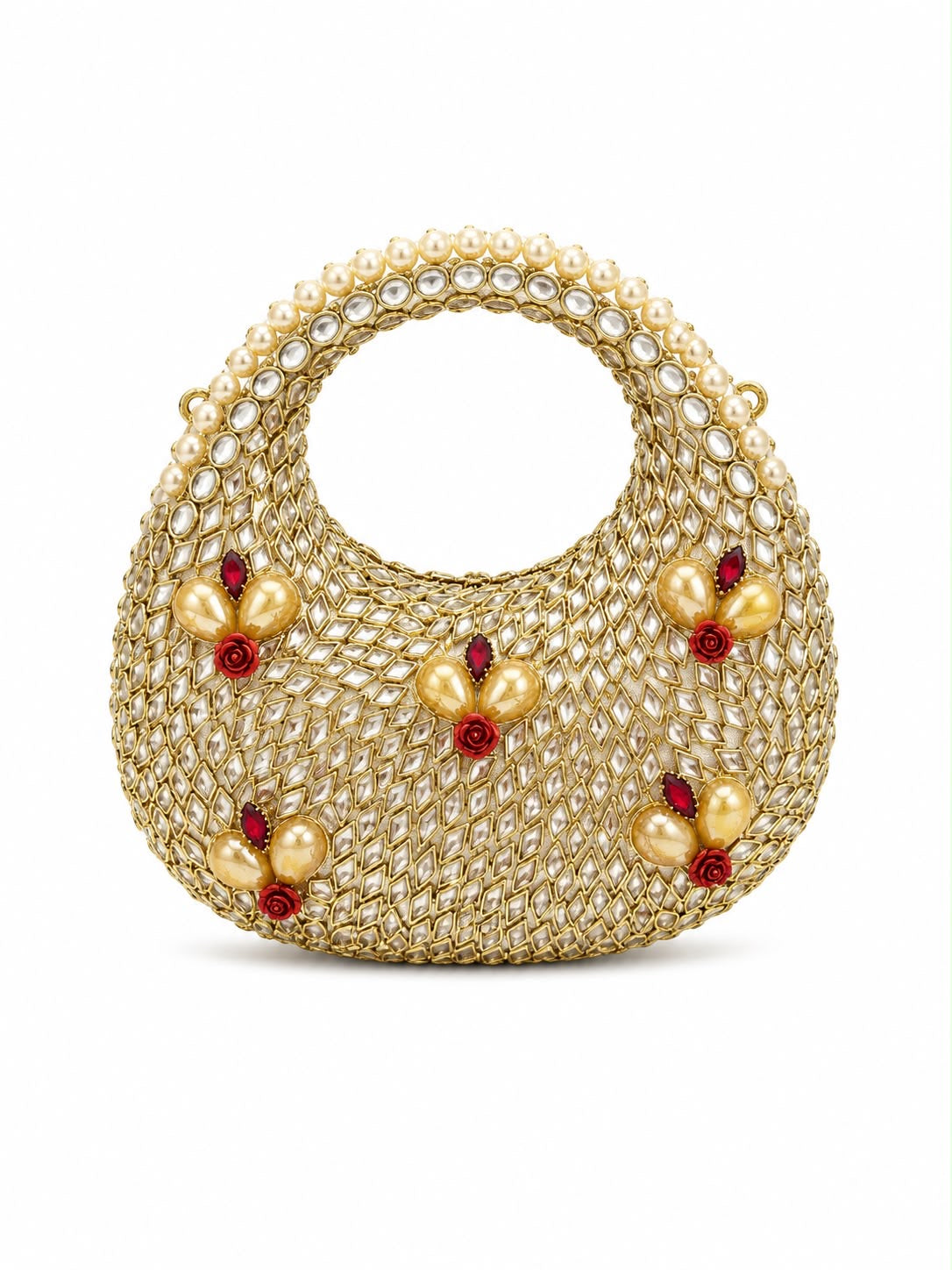 Ruby Blossom Clutch