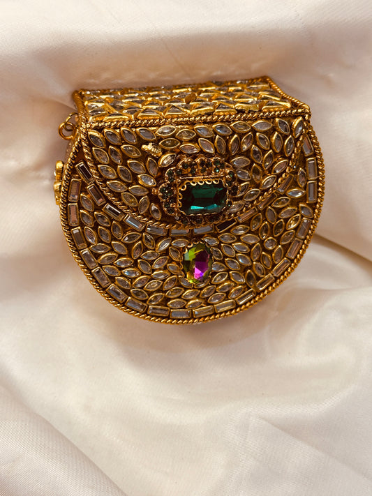 Kundan mini purse