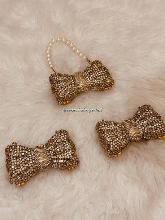 Royal Crystal Bow Bag