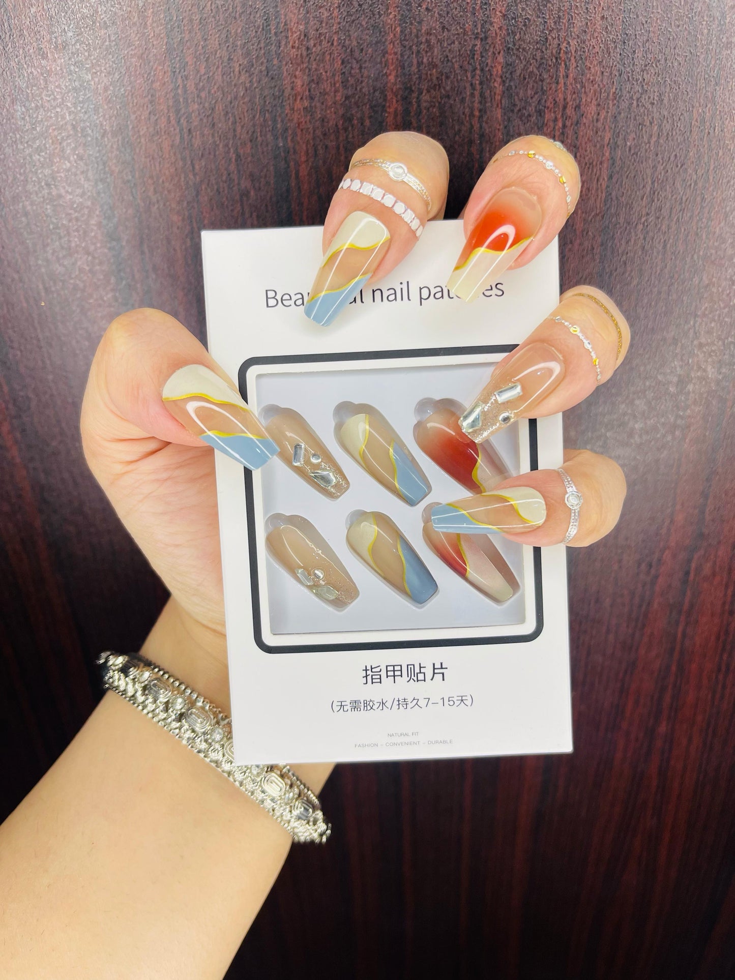 Nail deal ( 3 pack of nails ) (24 nail in each pack ) free application kit