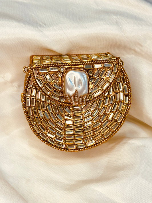 Kundan mini clutch