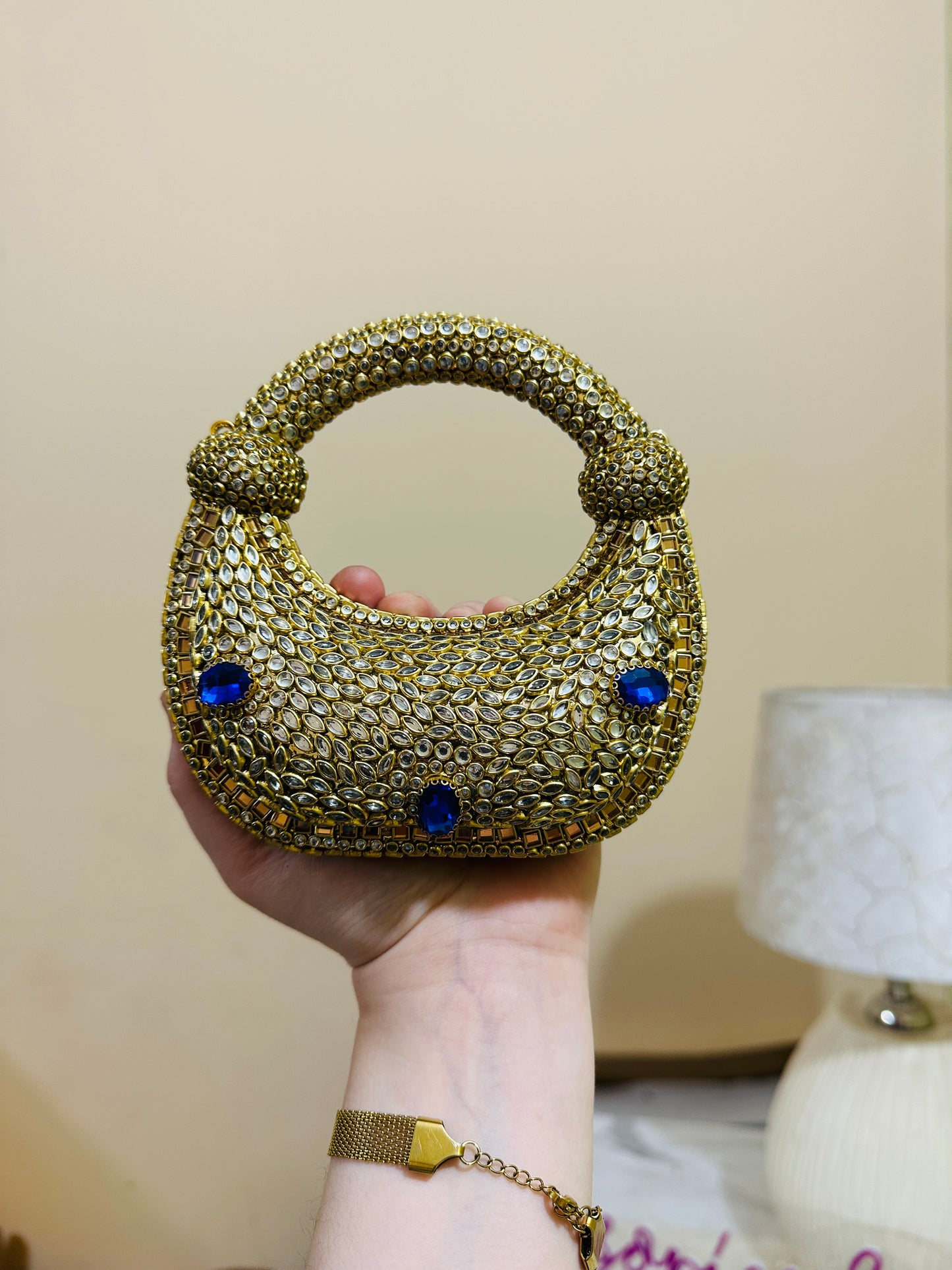 Royal blue  clutch