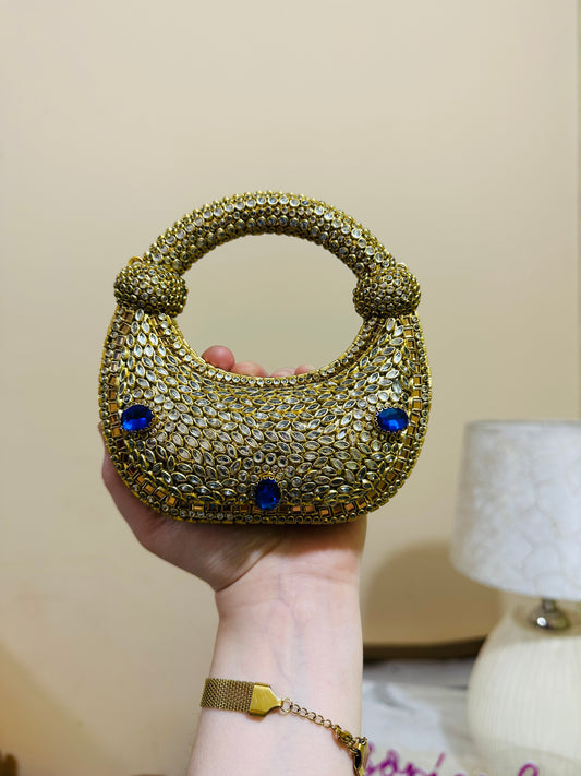 Royal blue  clutch