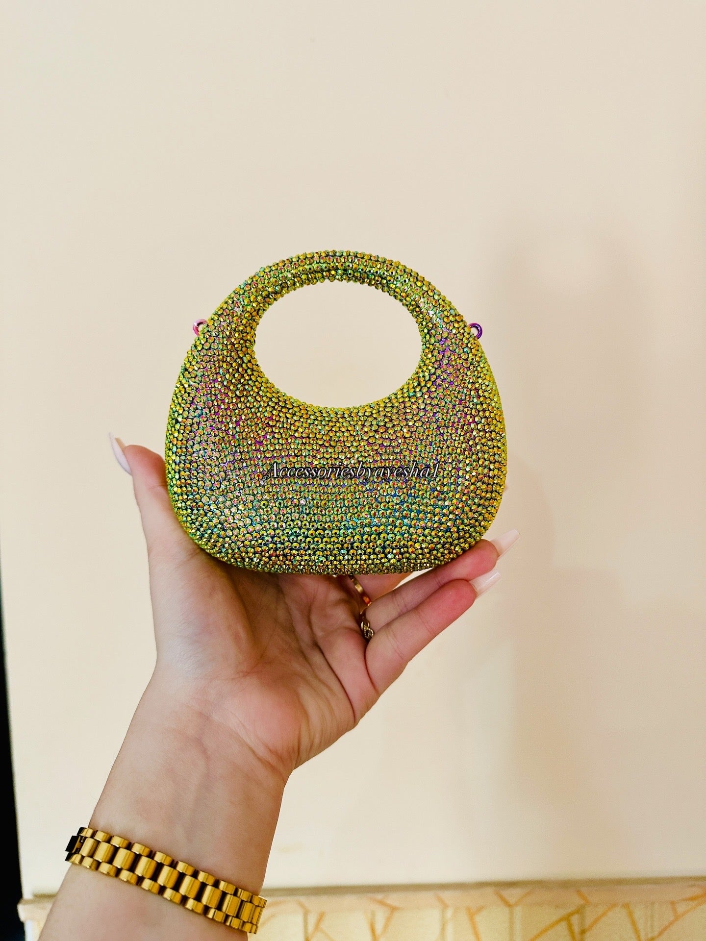 Aurora Shine Rhinestone Purse