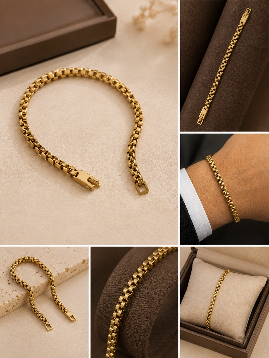 Regal Link Bracelet ( MEN BRACELET) - Accessories By Ayesha