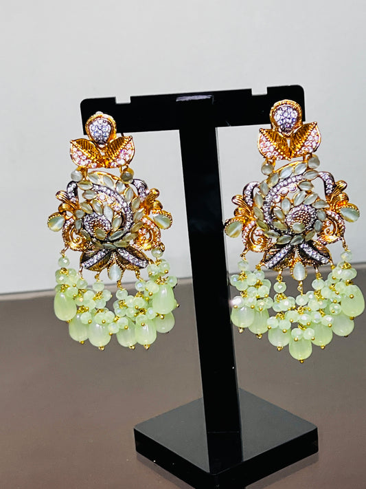 Royal Bloom Chandbali Earrings