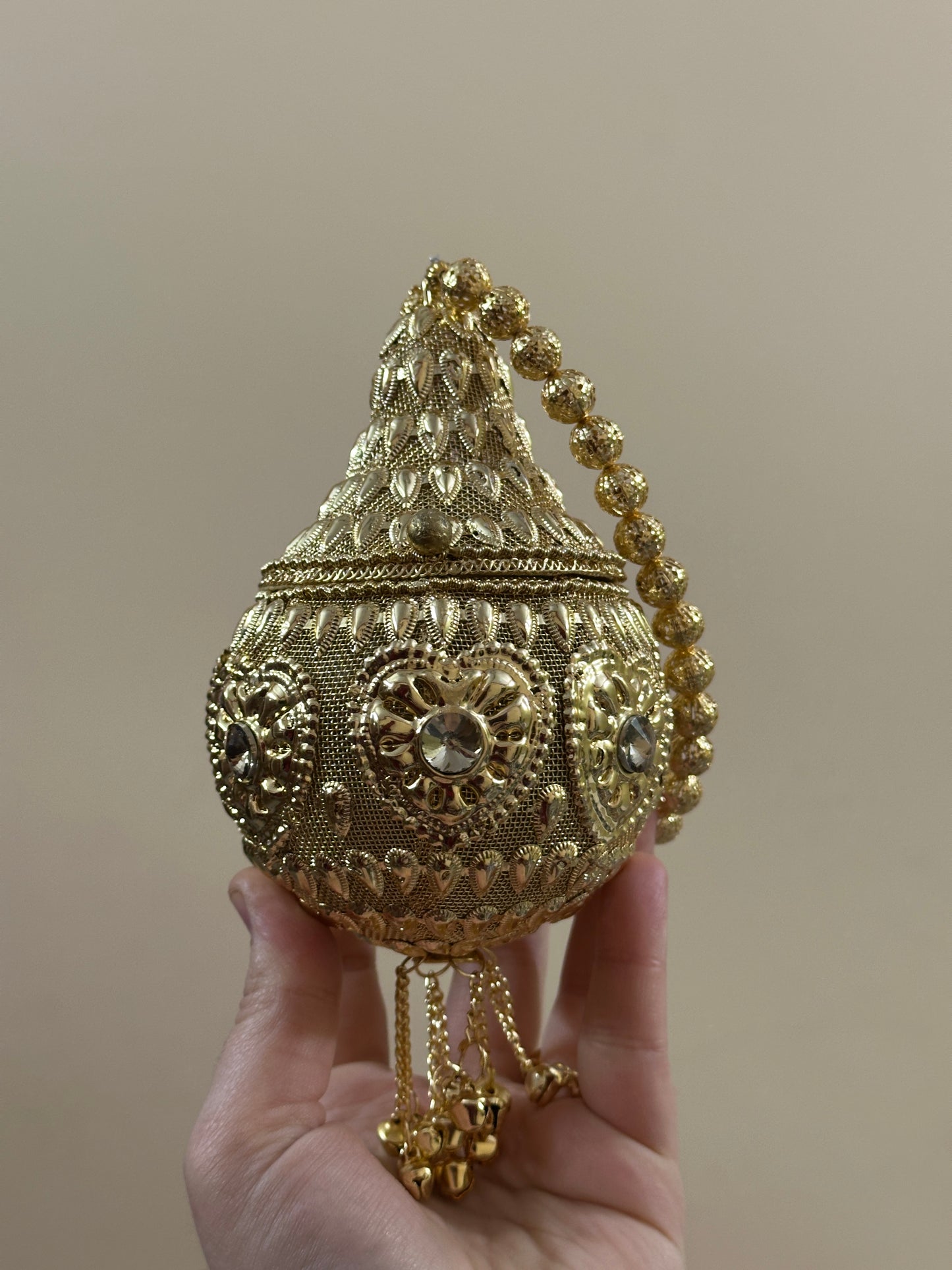 POTLI INDIAN CLUTCH heart design