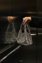 Rhinestone pouch bags