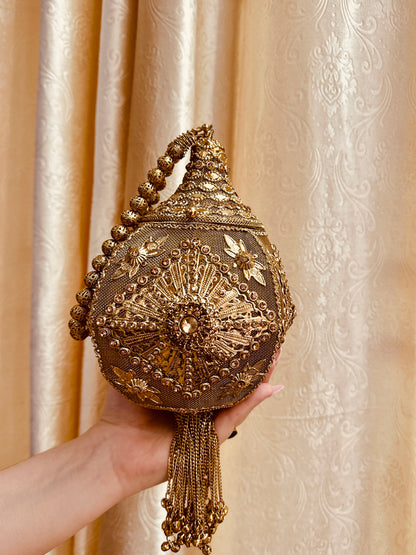 * Aarohi Antique Clutch