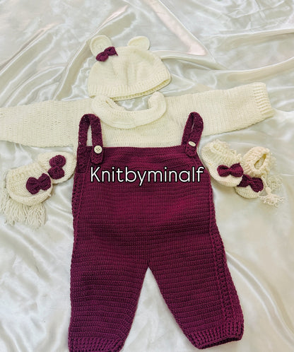Girls Romper 5 pcs set