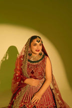 Green luxury bridal set (on sale )