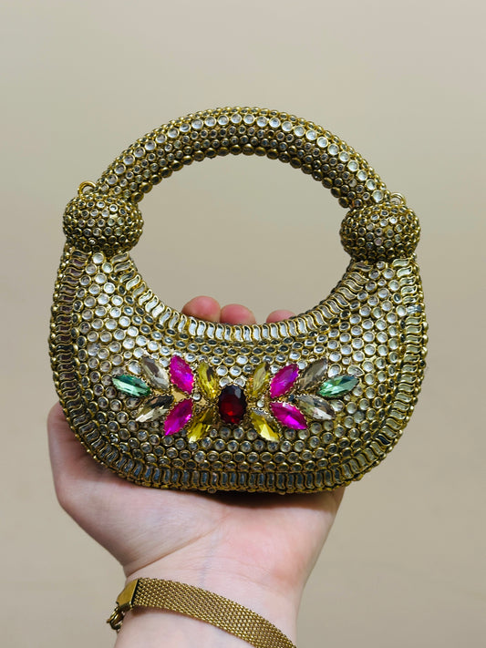 Multi kundan clutch