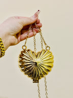 HEART MINI CLUTCH GOLDEN