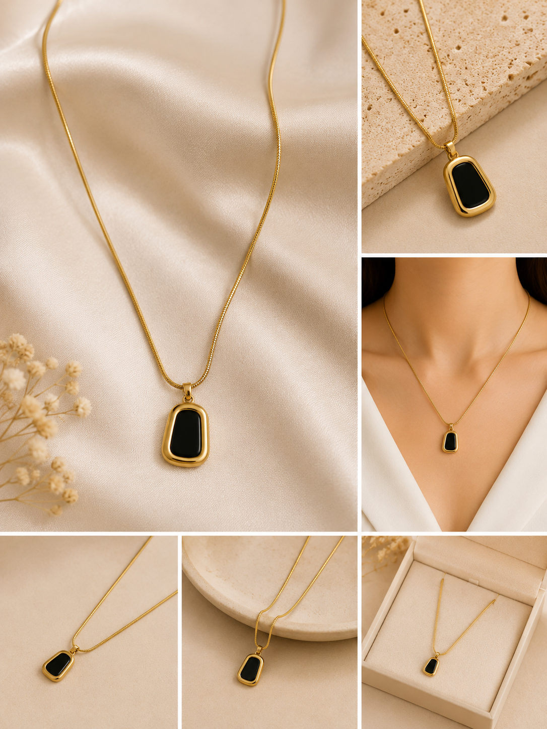 Midnight Glow Necklace - Accessories By Ayesha