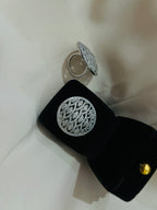 Silver Spark Statement Ring