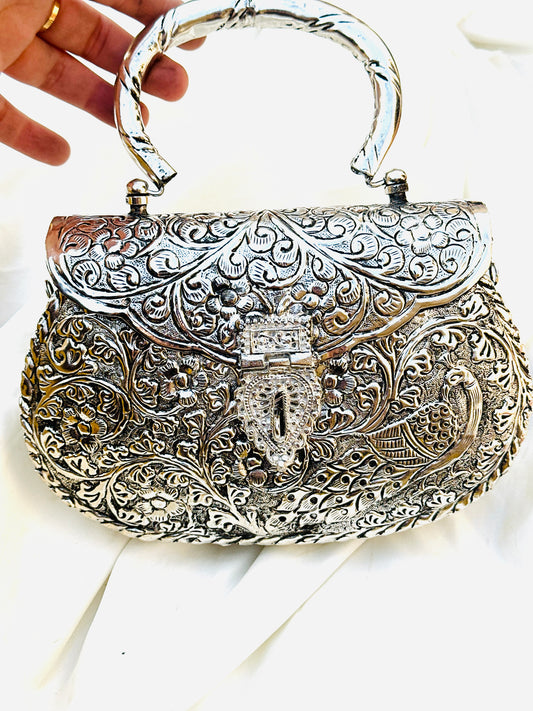 Silver clutch