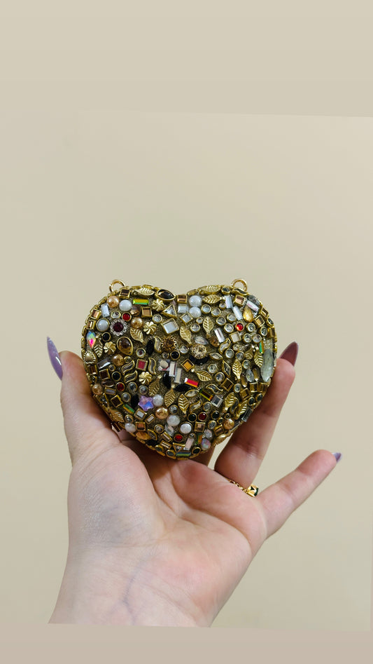 Mehrunisa Heart Bag