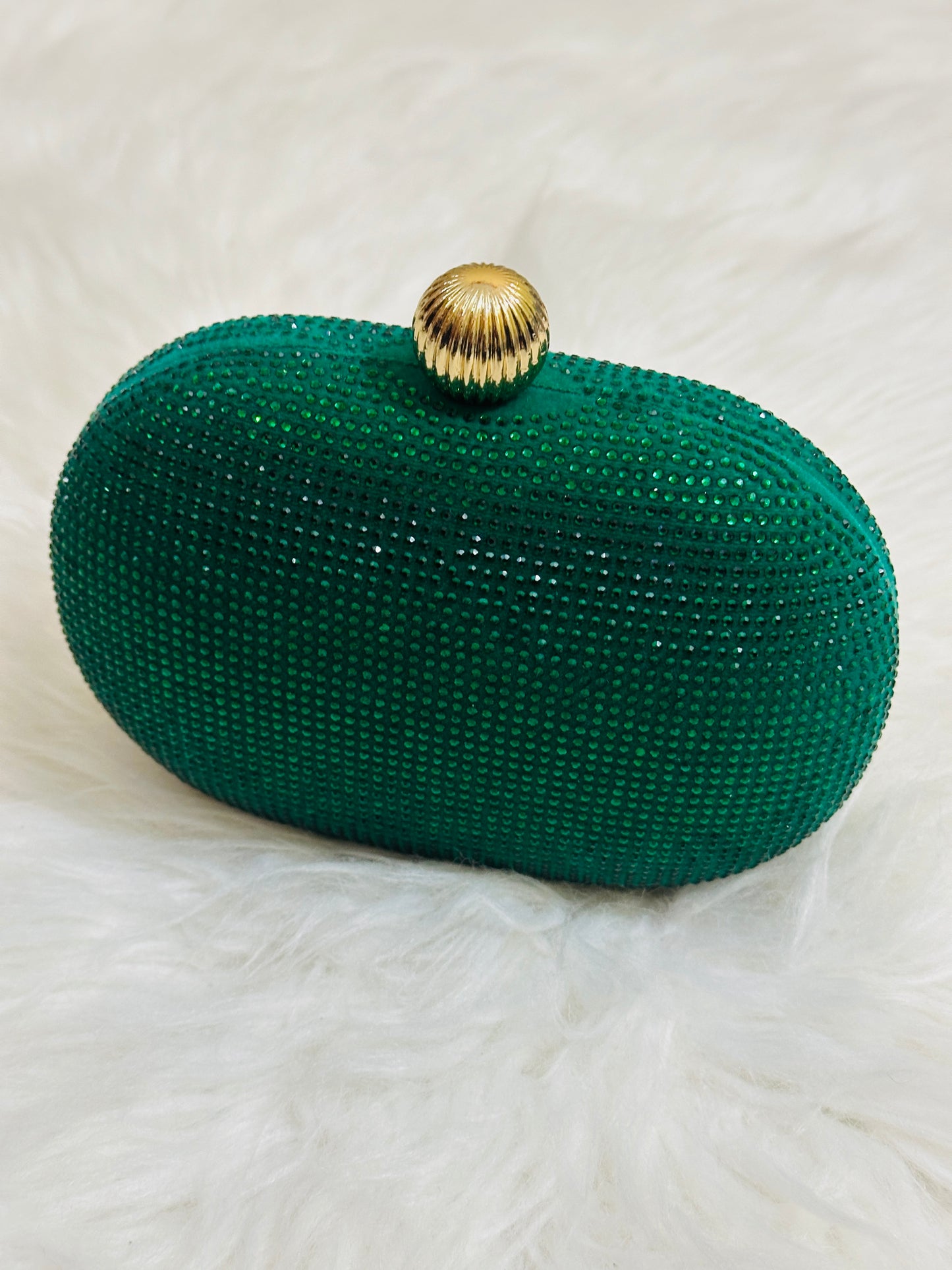 Scarlet Luxe Clutch