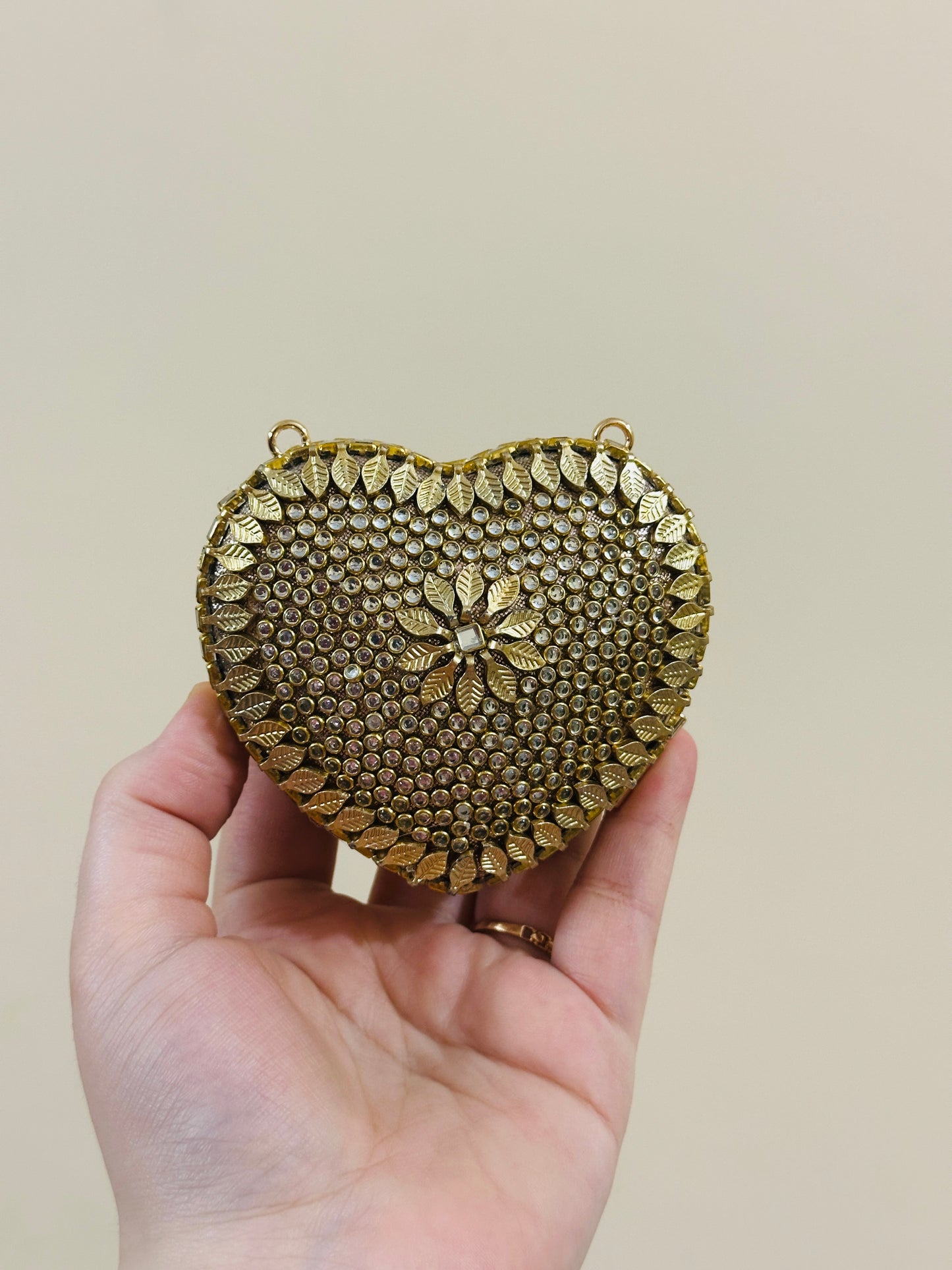 KUNDAN MINI HEART(flower)