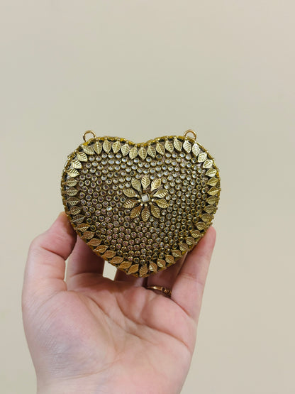 KUNDAN MINI HEART(flower)