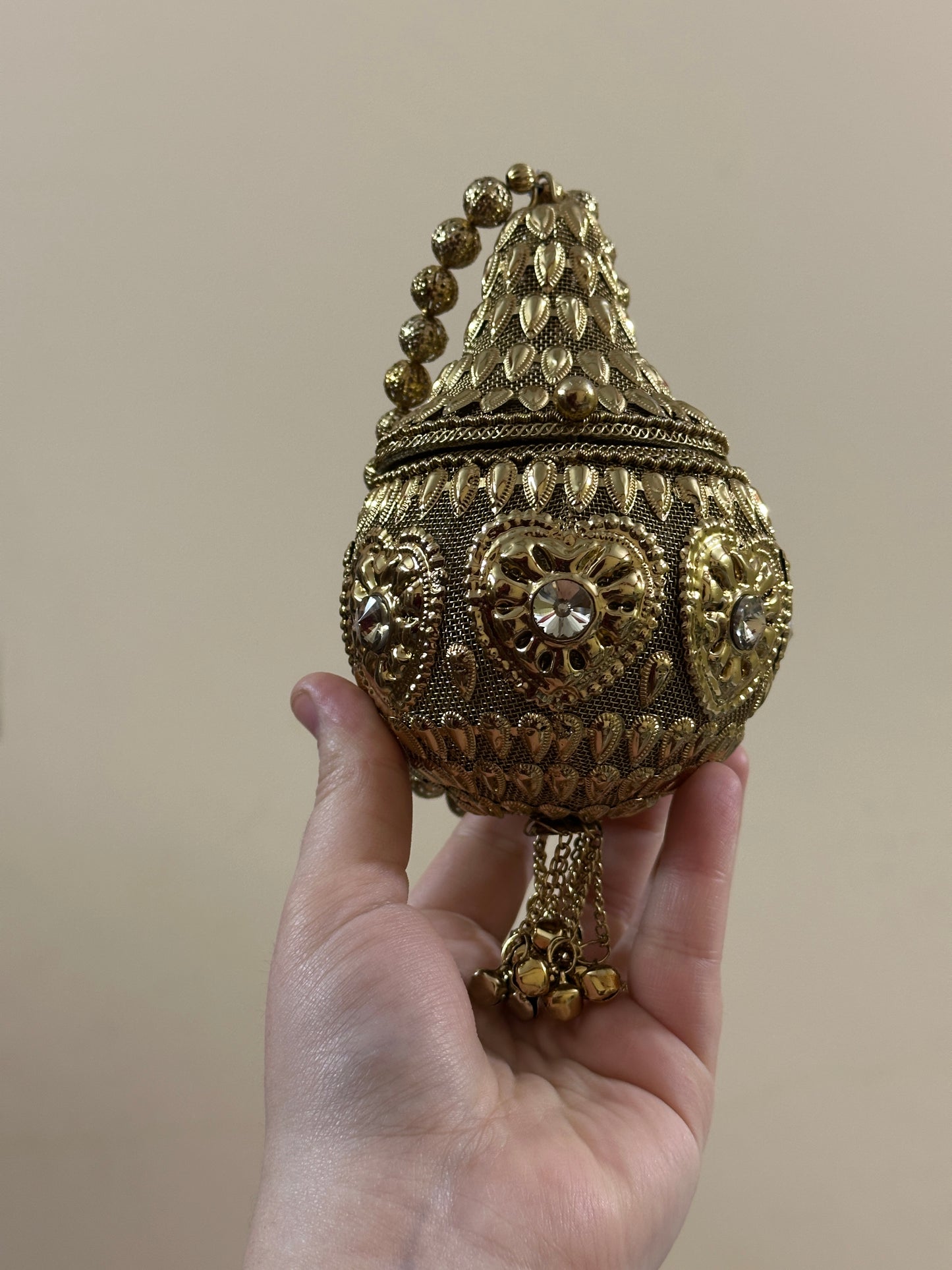 POTLI INDIAN CLUTCH heart design