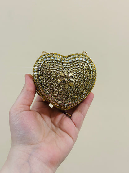 KUNDAN MINI HEART(flower)
