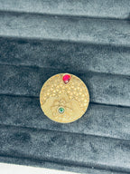 Ring golden round adjustable